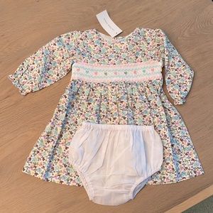Les Petits Soleil hand-smocked toddler dress